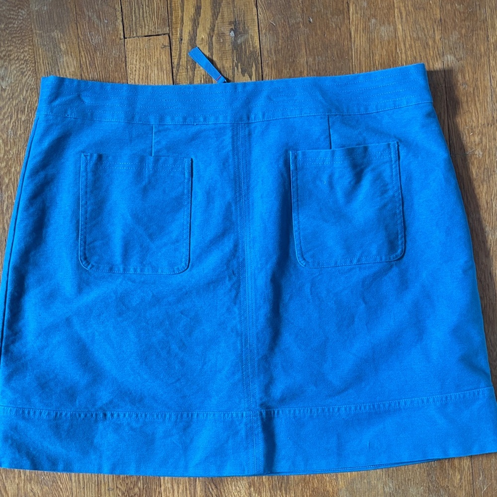 Boden Bright Blue Mini Skirt